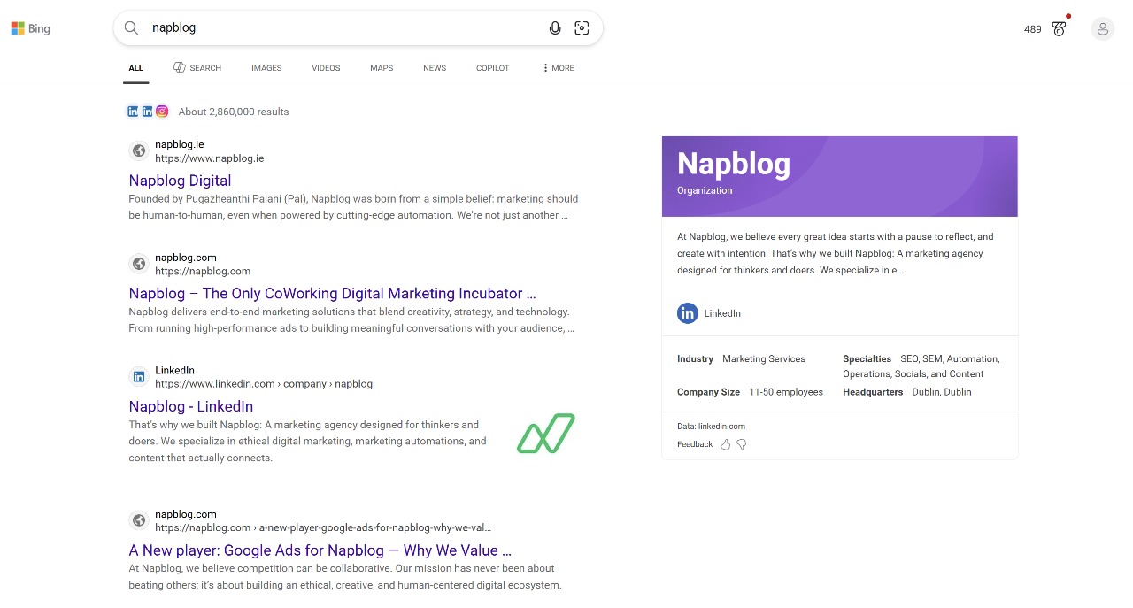 Napblog: Bing AI SEO