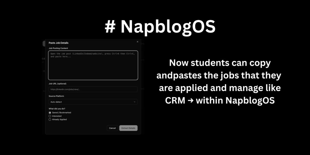 NapblogOS Job Tracking - Napblog.com