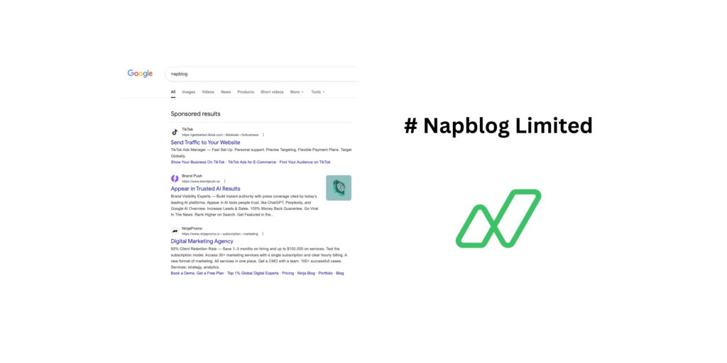 Competition for Napblog  search term ads - Napblog chooses the long term.