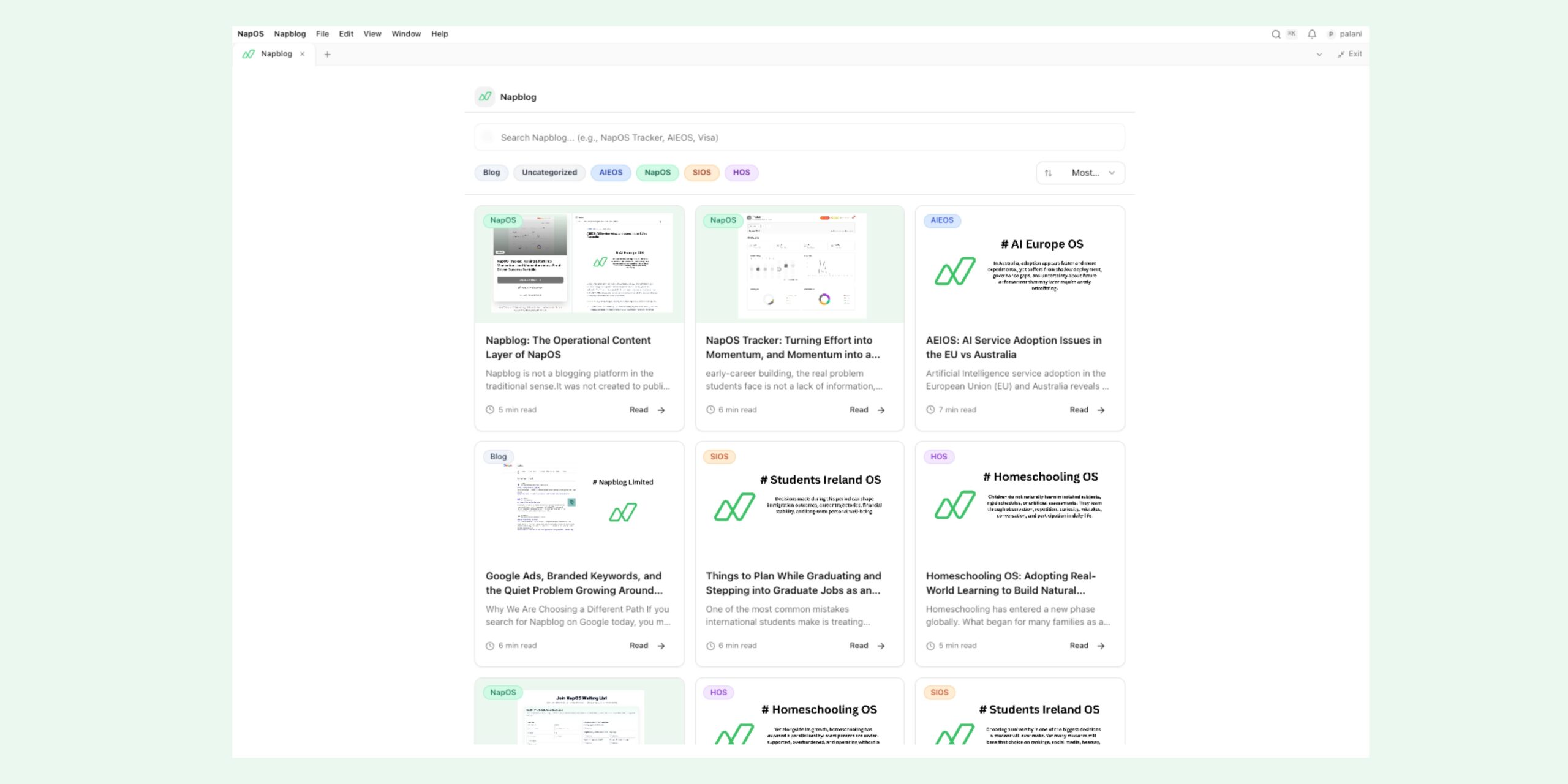 NapOS Video Demo Launch: A New Way to Learn, Build, and Prove Real-World Capability