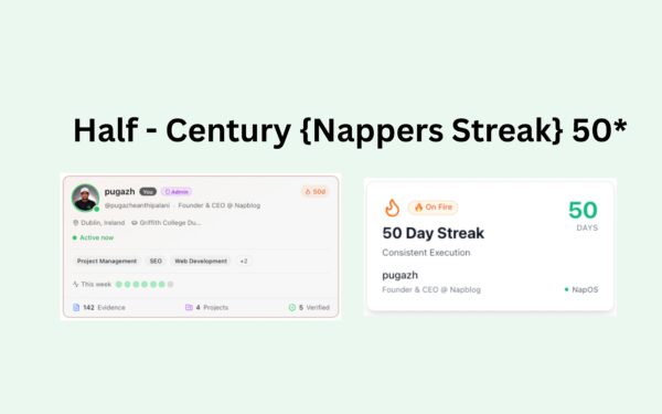 Half-Century {Nappers Streak} 50*