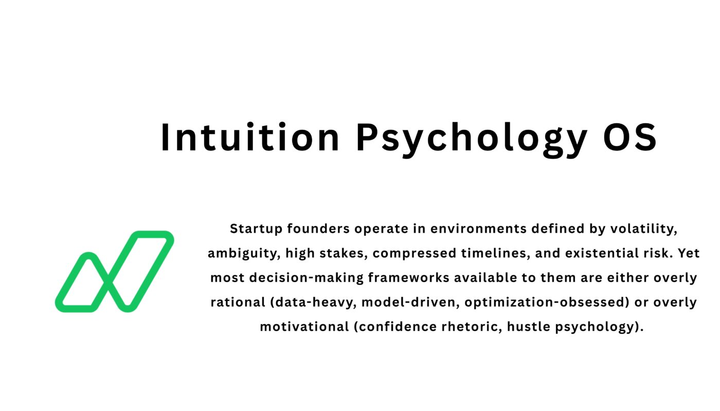 Psychological Counselling for Founders to Access Intuitive Decision-Making