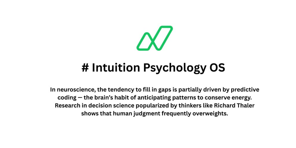 Intuition Psychology and the Gap Between “Perceived” and “Received” Thinking