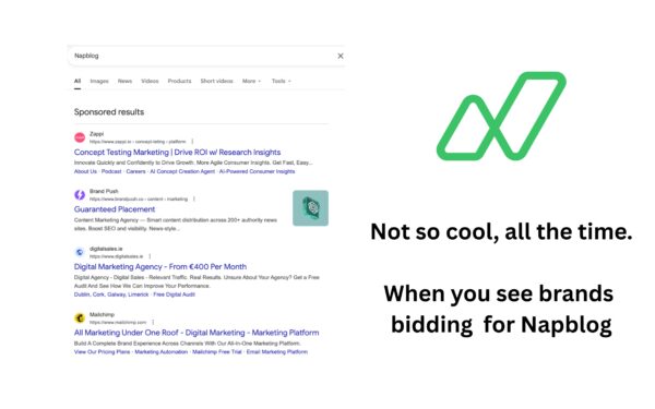 Not So Cool, All the Time When You See Brands Bidding for “Napblog”