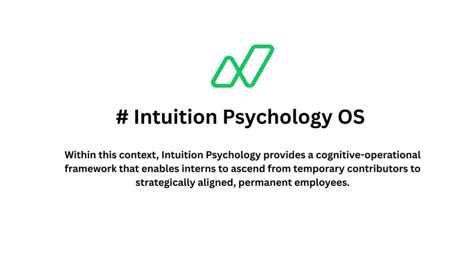 Psychology training, interns do not merely seek to remain in the organization—they evolve into aligned contributors who naturally occupy.