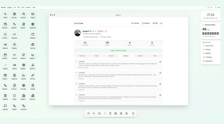 The History of Nap OS in Verifying Human Execution for Decision Makers