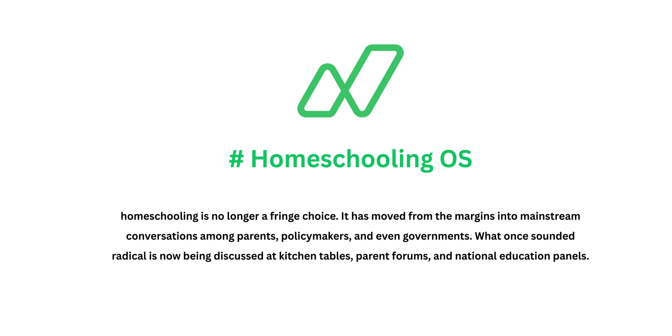 homeschooling is no longer a fringe choice