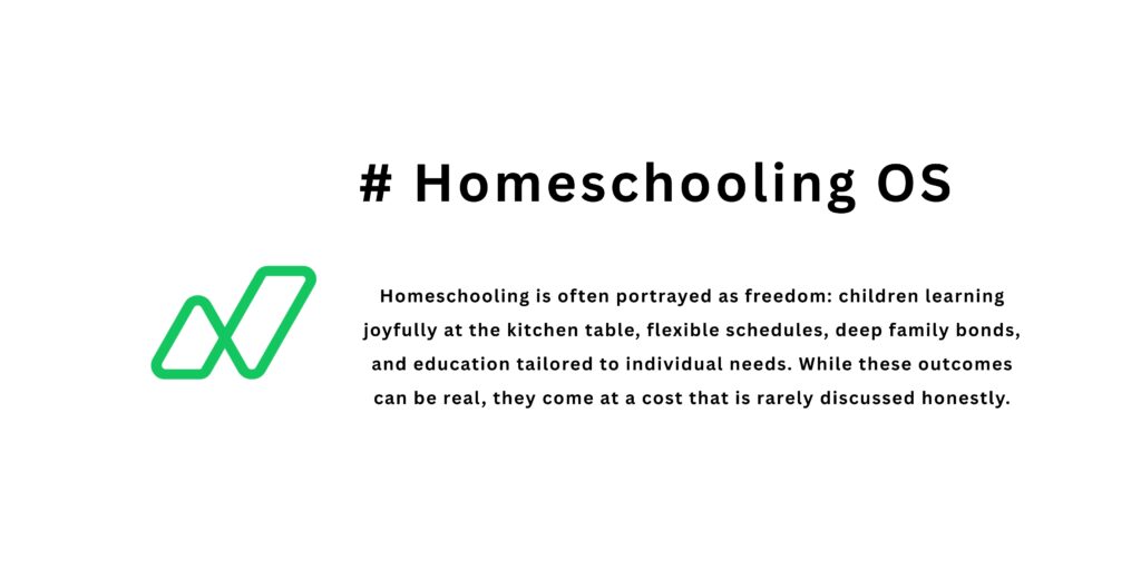 Homeschooling OS is often portrayed as freedom