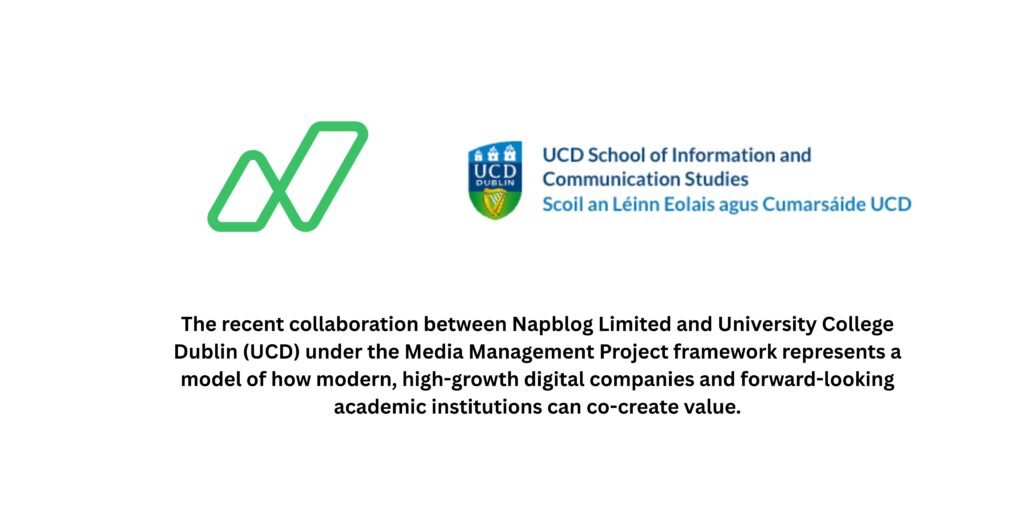 Napblog Limited and UCD: Industry–Academia Collaboration