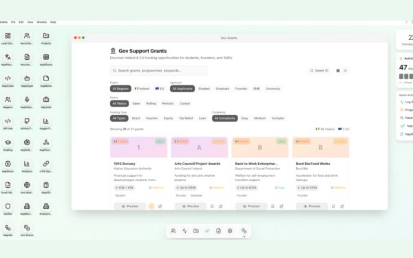 AI-Embedded Gov Grants Matching Inside Nap OS