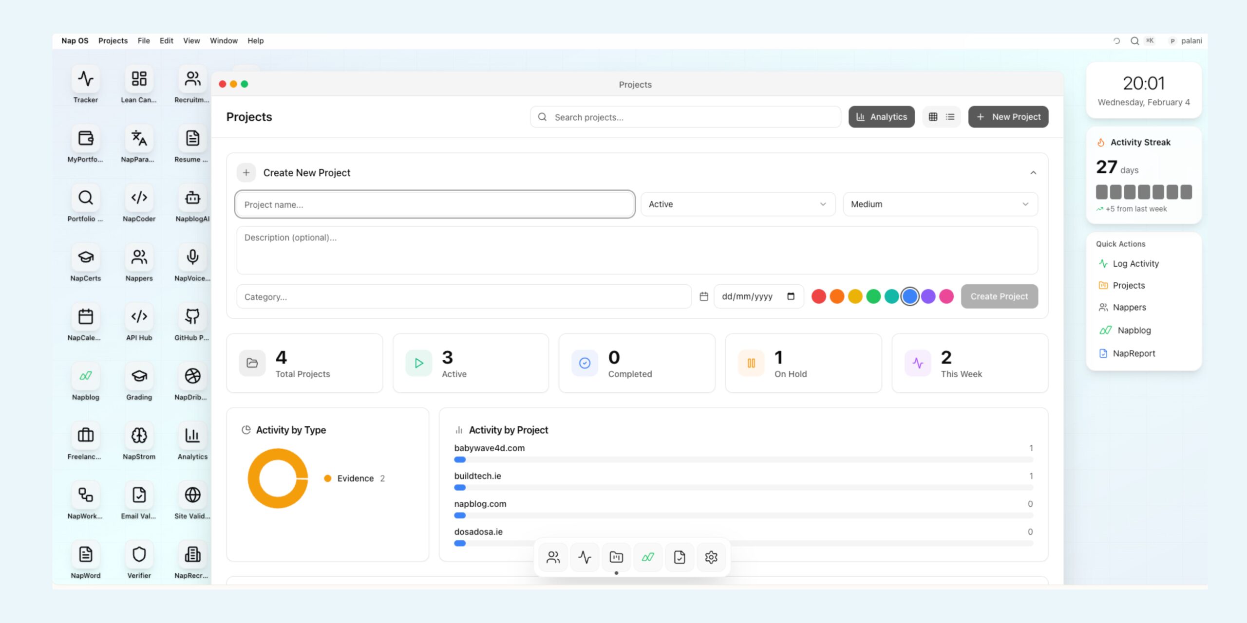 NapProjects is Live: A Project System You’ll Actually Use Every Day