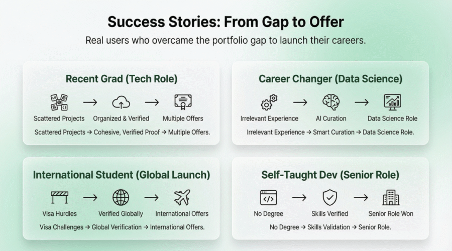 From Portfolio Gap to Offer Letter: The Real Outcomes of Using Nap OS