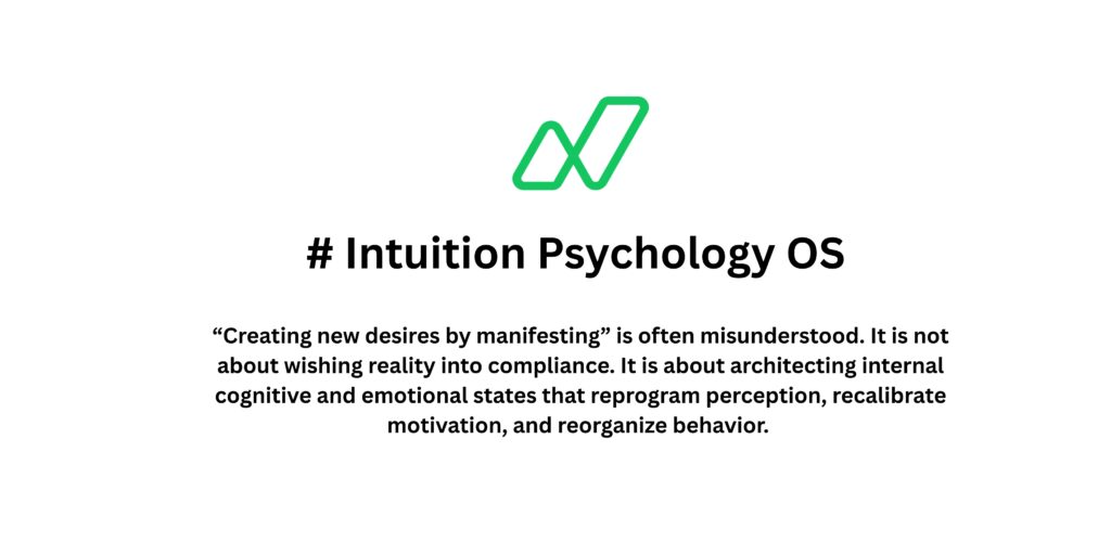 Intuition Psychology OS: Creating New Desires Through Manifesting