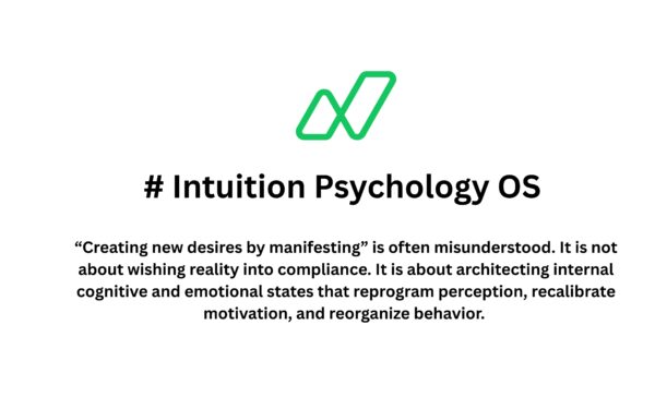 Intuition Psychology OS: Creating New Desires Through Manifesting