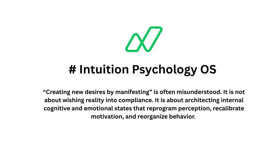 Intuition Psychology OS: Creating New Desires Through Manifesting