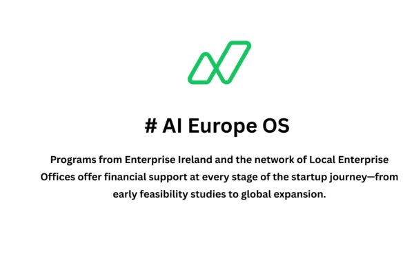 Programs from Enterprise Ireland and the network of Local Enterprise Offices offer financial support at every stage of the startup journey—from early feasibility studies to global expansion.