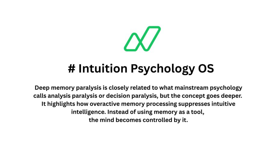 Deep Memory Paralysis: Understanding the Hidden Trap of Overthinking in Intuition Psychology