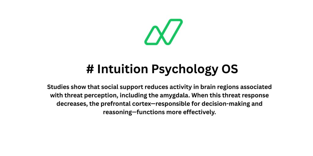 Stress Over Uncertainty Can Be Managed with Friendship: An Intuition Psychology OS Perspective