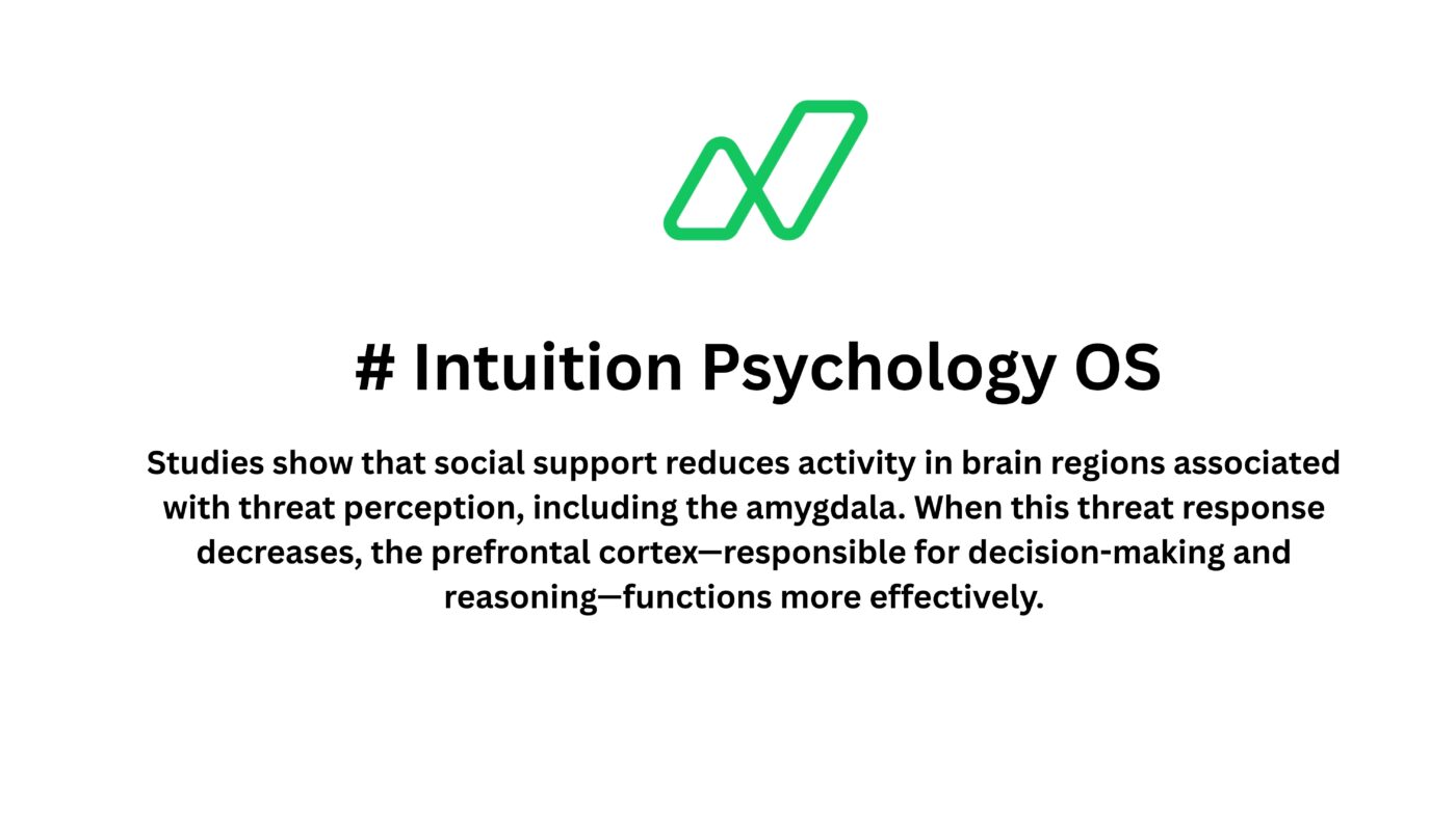 Stress Over Uncertainty Can Be Managed with Friendship: An Intuition Psychology OS Perspective