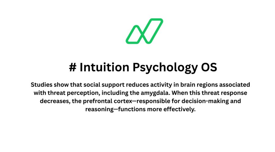 Stress Over Uncertainty Can Be Managed with Friendship: An Intuition Psychology OS Perspective