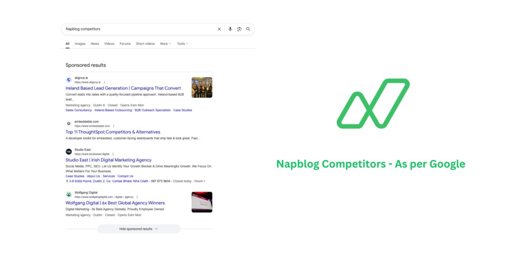 Why Google Ranked These Brands for “Napblog Competitors”?