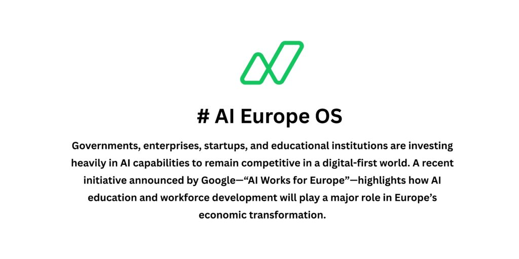 AI Europe OS: Powering Europe’s AI Skills Economy and Innovation Ecosystem