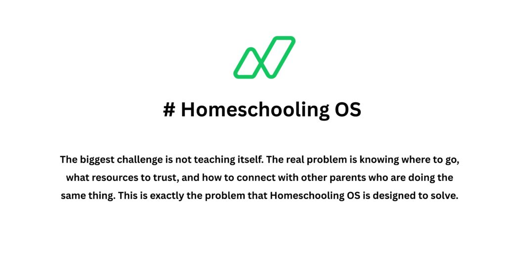 Homeschooling OS Solves the Biggest Problem for Parent-Educators: Finding the Right Resources and Connecting With the Right People