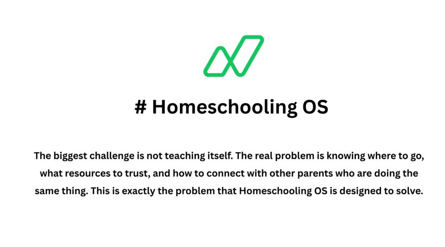 Homeschooling OS Solves the Biggest Problem for Parent-Educators: Finding the Right Resources and Connecting With the Right People
