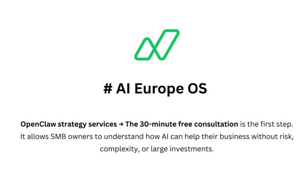 AI Europe OS by Napblog Limited: OpenClaw Strategy Services for SMBs with a 30-Minute Free Consultation