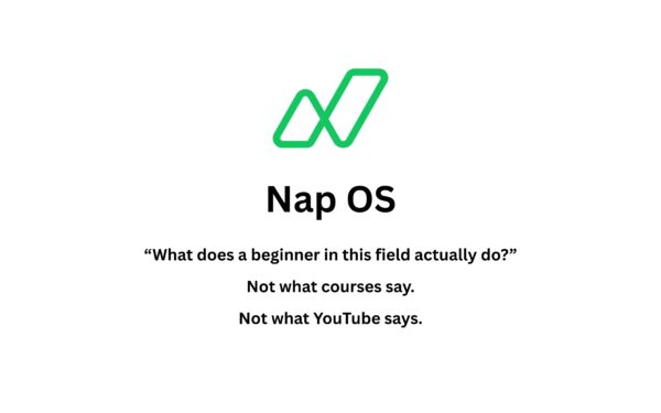 “What does a beginner in this field actually do?” Not what courses say. Not what YouTube says.