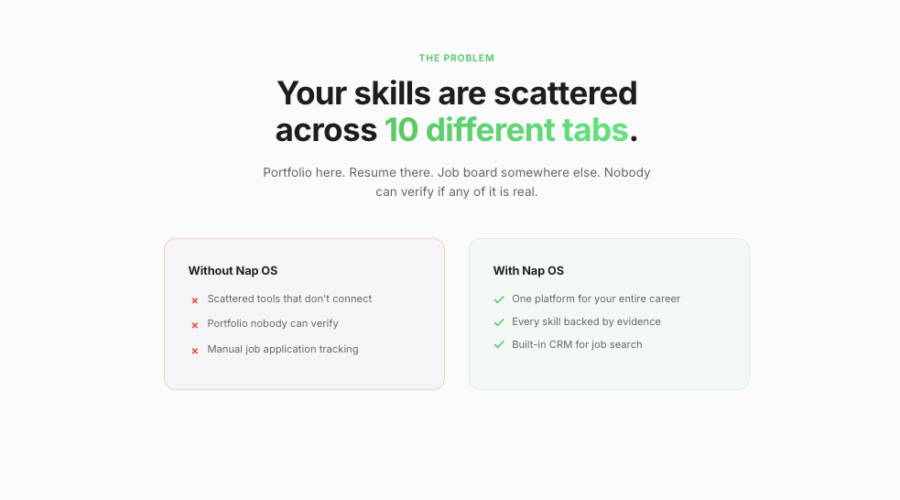 Nap OS The Career Accelerator