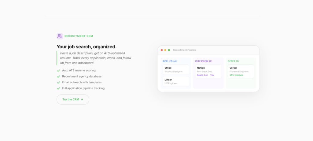 NapRecruitment CRM: How Nap OS Is Rebuilding the Job Search Operating System