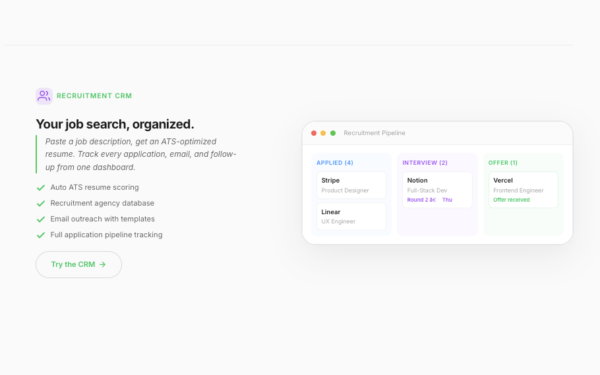 NapRecruitment CRM: How Nap OS Is Rebuilding the Job Search Operating System