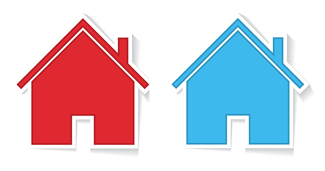 Blue House or Red House?