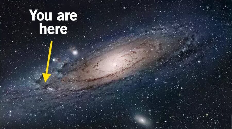 Don't take yourself too seriously, just a dust particle.