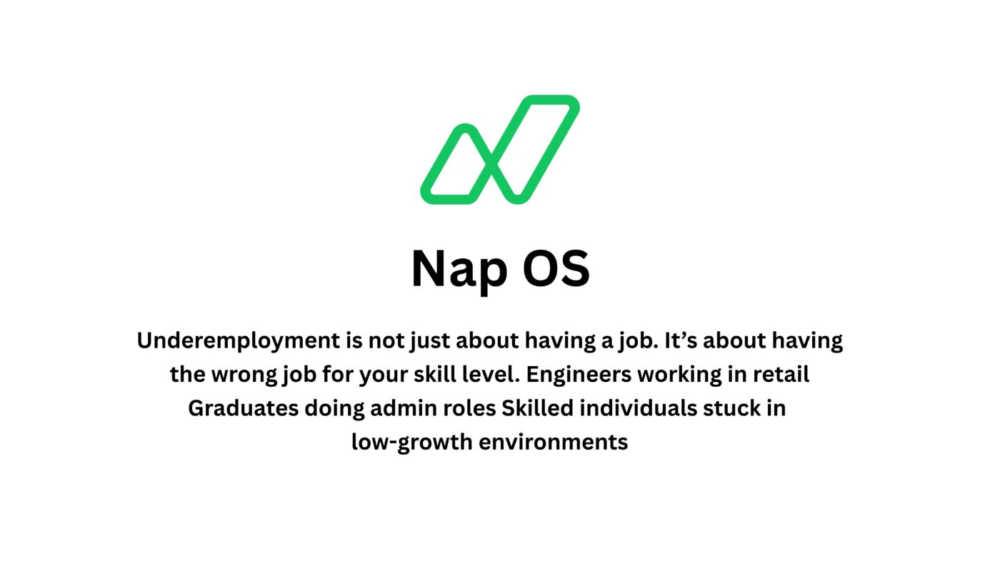Underemployment Crisis: Why 42.5% of Graduates Are Working Below Their Potential And How Nap OS Fixes It?
