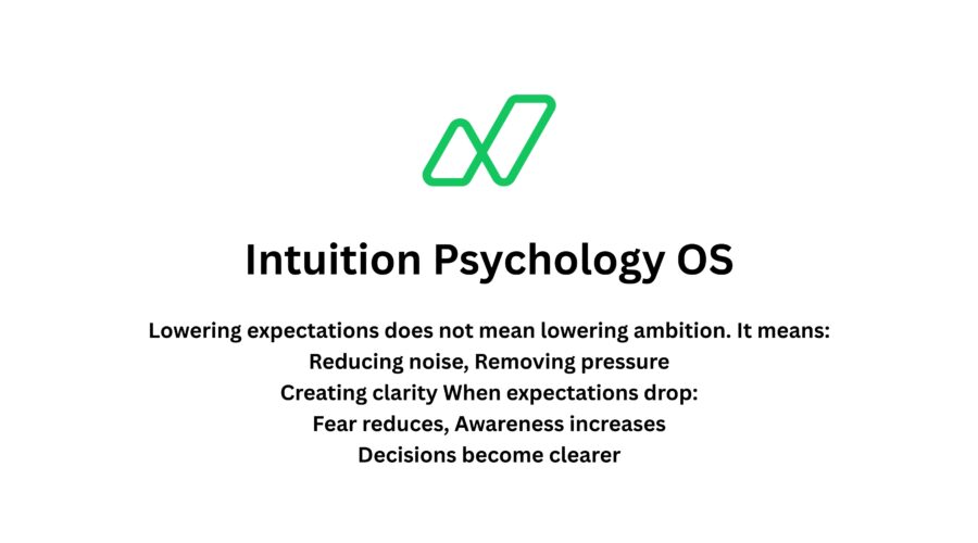 Lowering External Expectations to Unlock Internal Clarity, Intuition Psychology OS