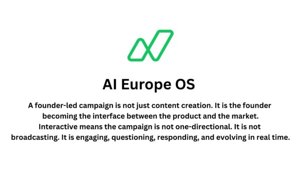 How to Design an Interactive Founder-Led AI SaaS Marketing Campaign to Achieve Early Traction and Take Off?