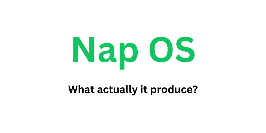 What Does Nap OS Actually Produce? Is It a Dashboard or a Real Product?