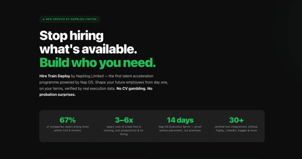 Recruiters, Why Settle for “Easy Apply” Talent When You Can Build Your Own? Nap OS