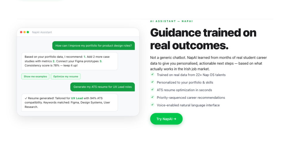 Nap OS: NapAI — Guidance Trained on Real Outcomes, Not Assumptions. Napblog Limited