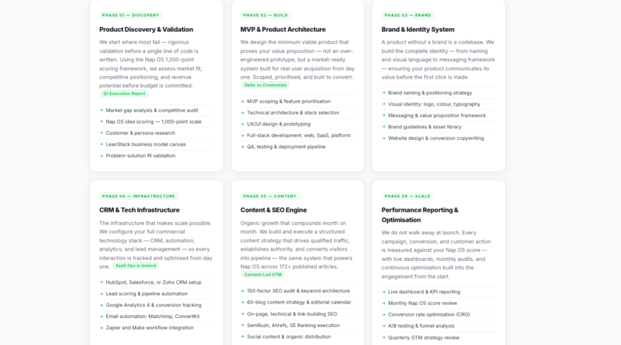 Napblog Limited: Go-To-Market Service — From Idea to Scalable System, Contact Now