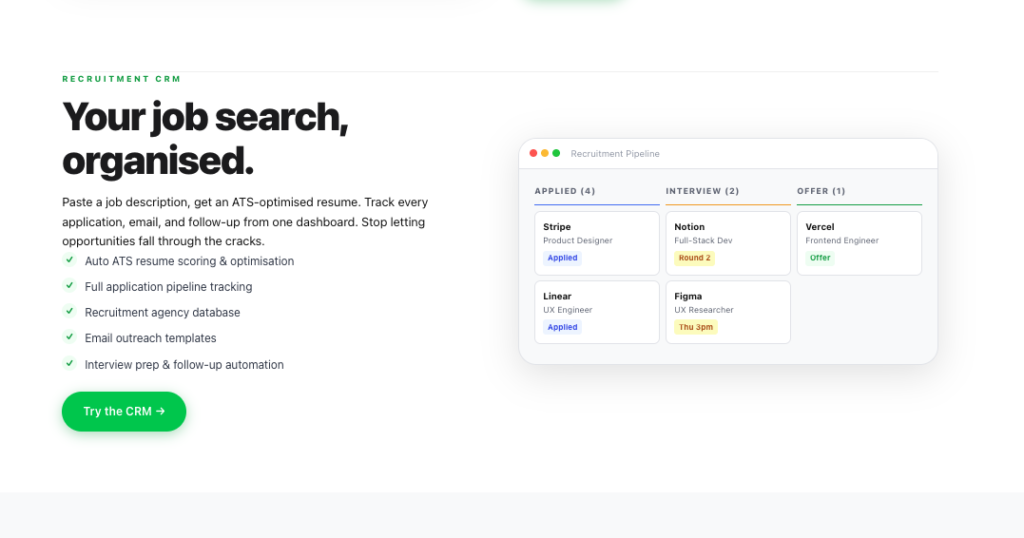 The Real Problem With Job Searching Isn’t Effort, It’s Chaos. Nap OS Recruitment