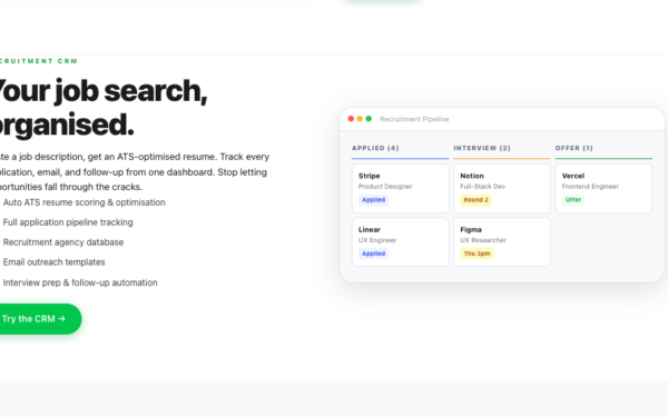 The Real Problem With Job Searching Isn’t Effort, It’s Chaos. Nap OS Recruitment