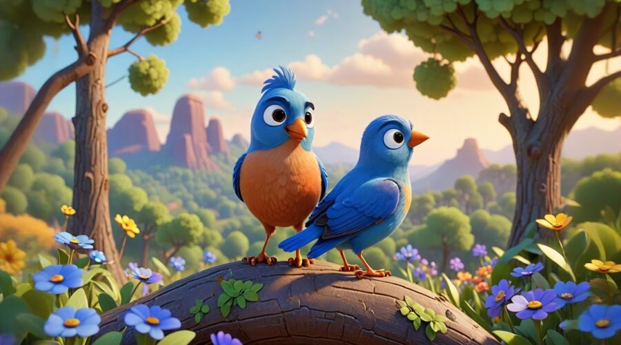 Morning melodies of birds are rhymes to woke up