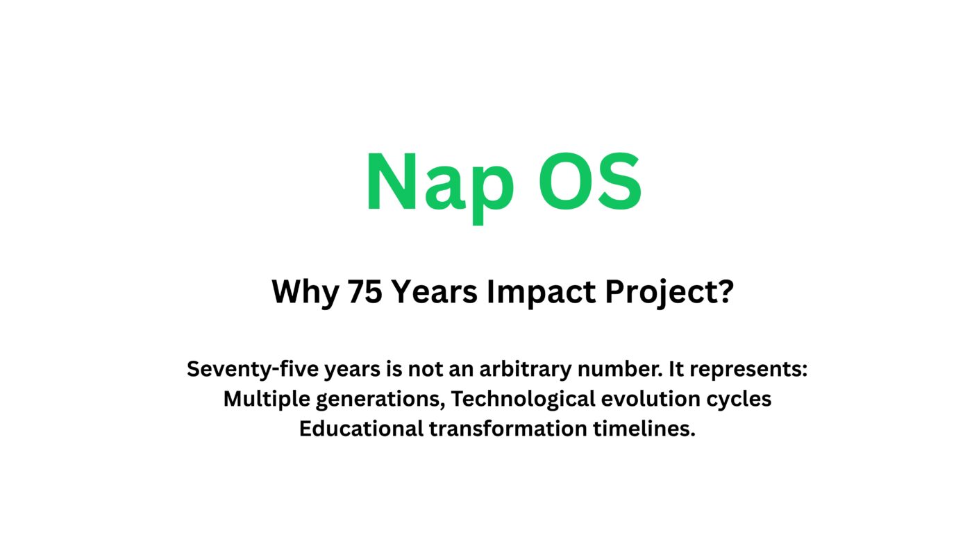 Nap OS: A 75-Year Vision Built on Execution, Rhythm, and Purpose-Driven Impact