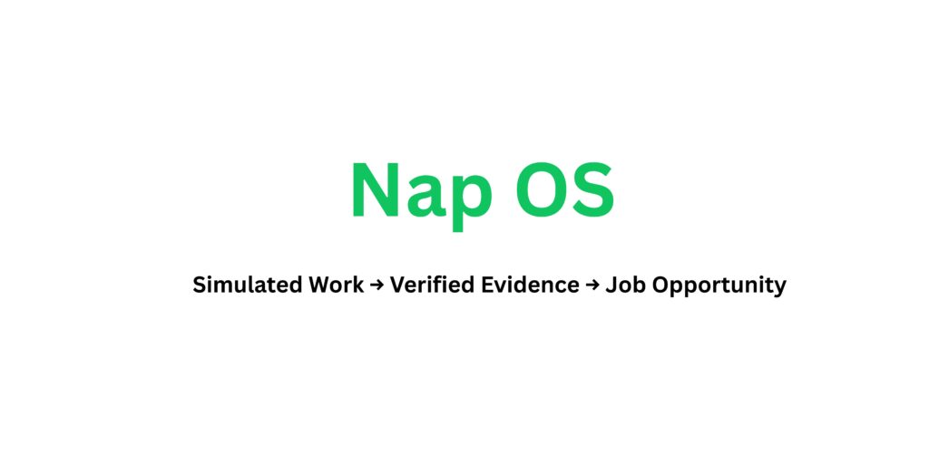 Nap OS and Reverse Engineering the Future of Work: Simulating Real Environments to Build Employable Talent