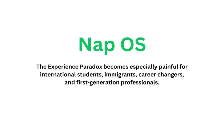 The 2026 Experience Paradox: Why Nap OS Was Built to Solve the University-to-Cashflow Crisis?