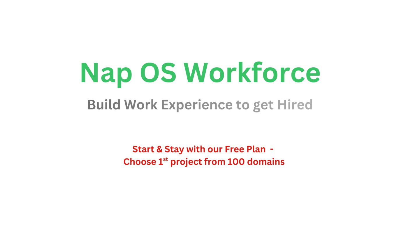 Build Work Experience with Nap OS Workforce to get Hired