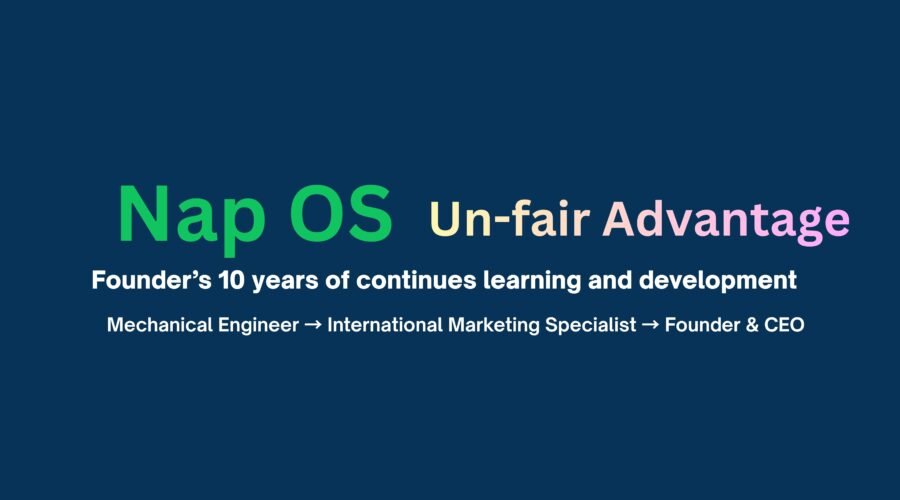 Nap OS unfair advantage is 10 years of founder-led R&D engineered into the Career & Venture Operating System.
